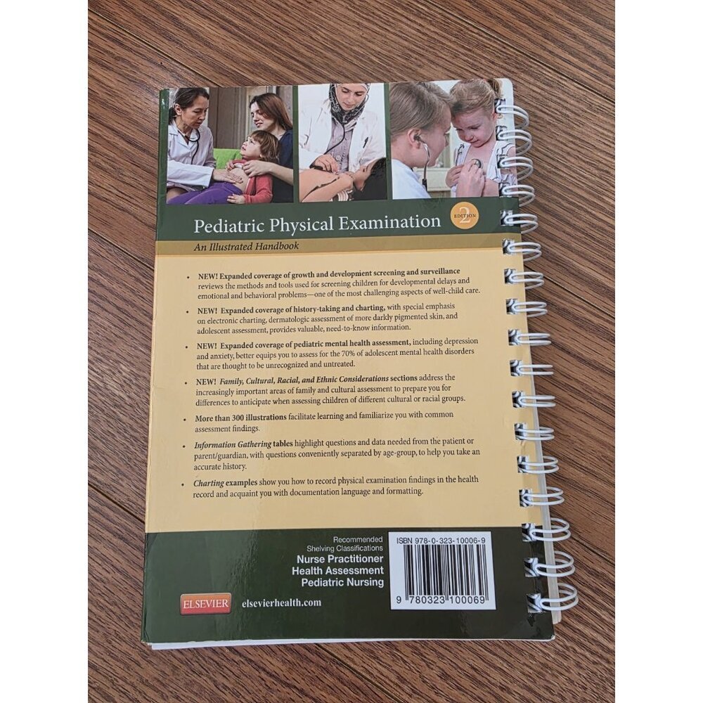 Pediatric Physical Examination An Illustrated Handbook by‎ Karen Duderstadt EUC - Picture 2 of 6